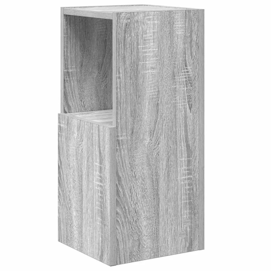 Meuble d'angle Gris Sonoma 25,5x25x55cm Bois d'ingénierie - 7