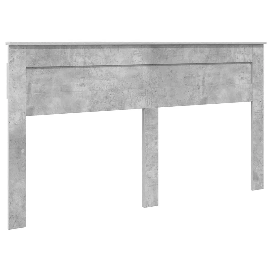 Cadre de lit Gris béton 180 x 200 cm Bois Ingénierie - 7