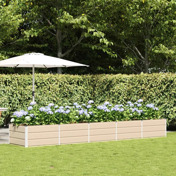 Jardinière Ivoire 400 x 80 x 45 cm Acier