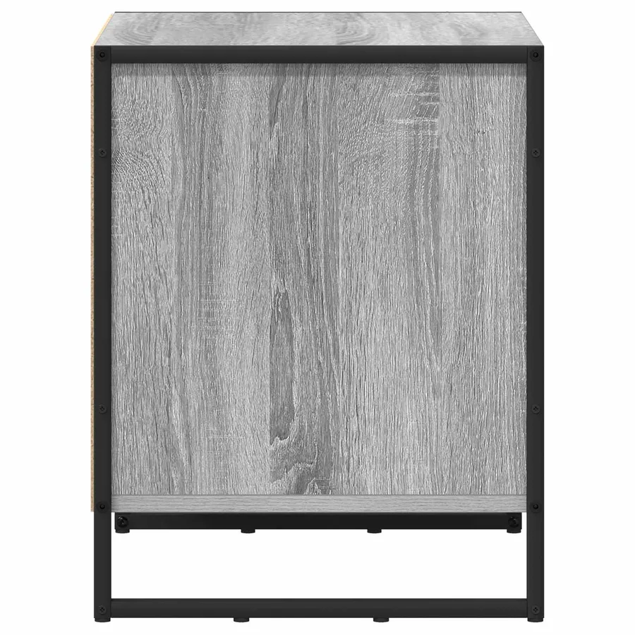 Table de chevet avec tiroir 2 pcs Gris Sonoma 50 x 39,5 x 50 cm - 7