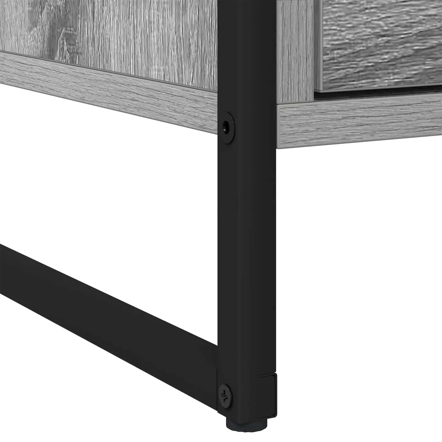 Table de chevet avec tiroir 2 pcs Gris Sonoma 50 x 39,5 x 50 cm - 8