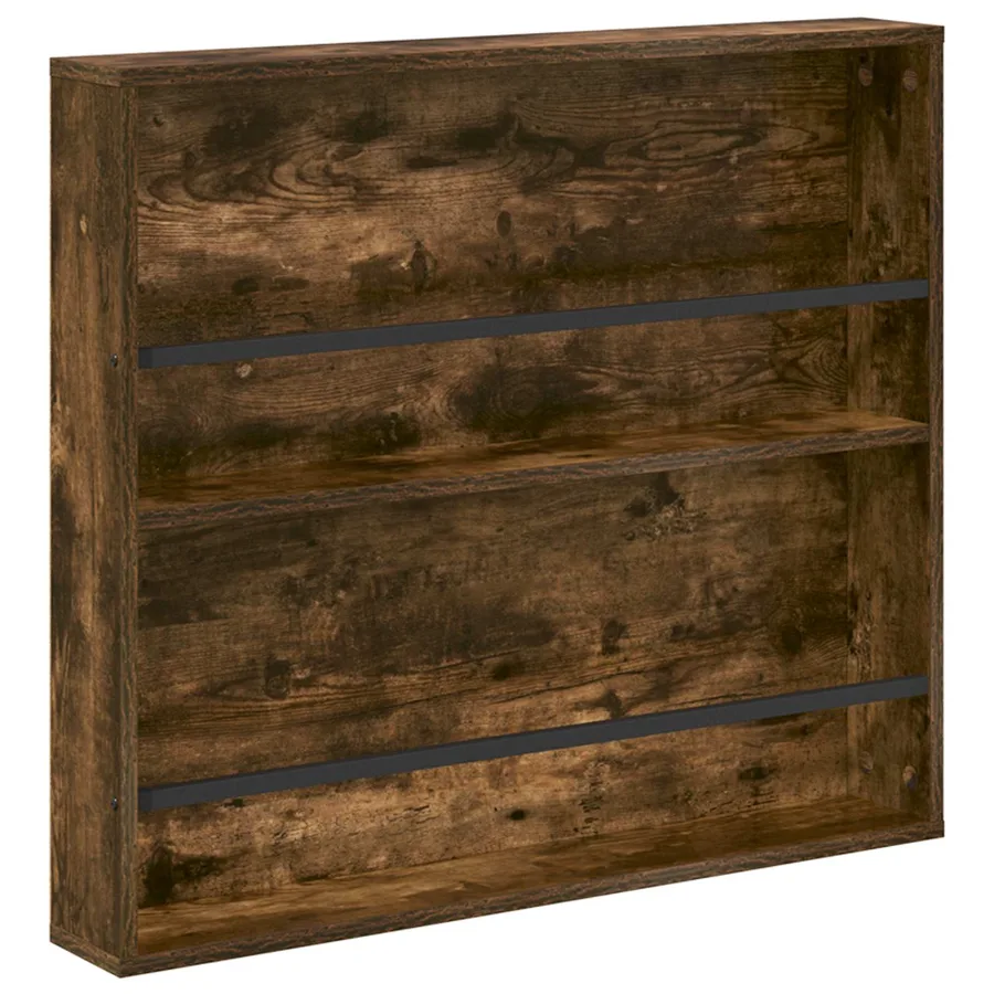 Étagère à magazines avec étagère Chêne fumé 80 x 12 x 70 cm - 2