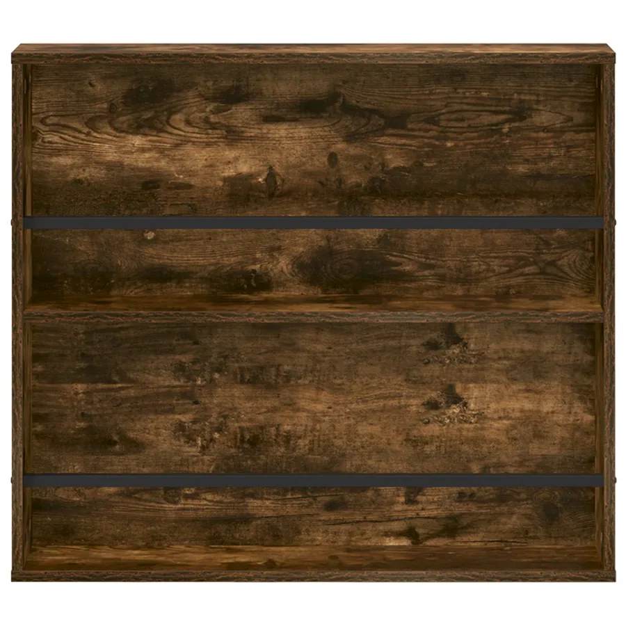 Étagère à magazines avec étagère Chêne fumé 80 x 12 x 70 cm - 5