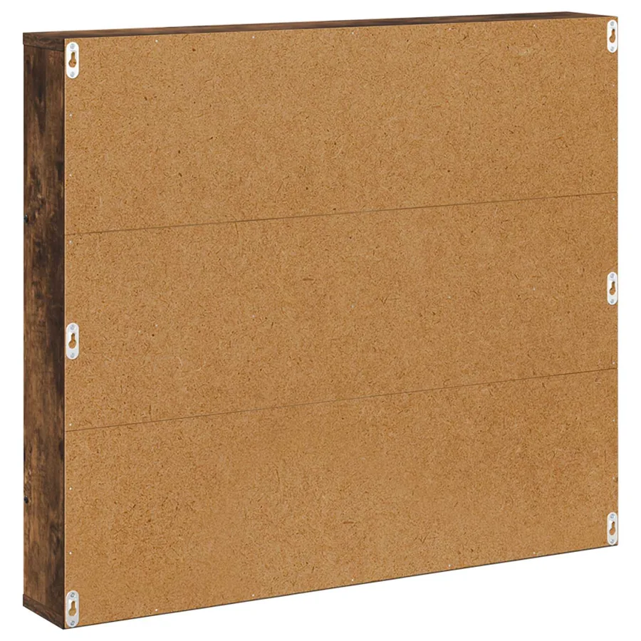 Étagère à magazines avec étagère Chêne fumé 80 x 12 x 70 cm - 7