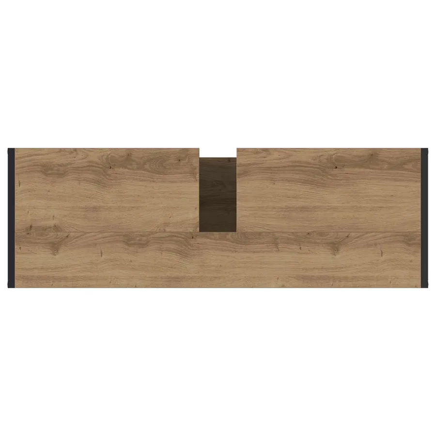 Ensemble de mobilier de salle de bain 4 pc Chêne artisanal - 11