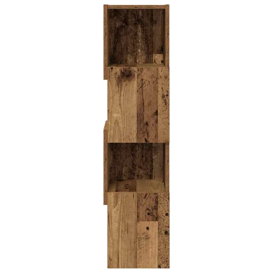 Meuble d'angle Bois ancien 25,5x25x102cm Bois d'ingénierie - 5