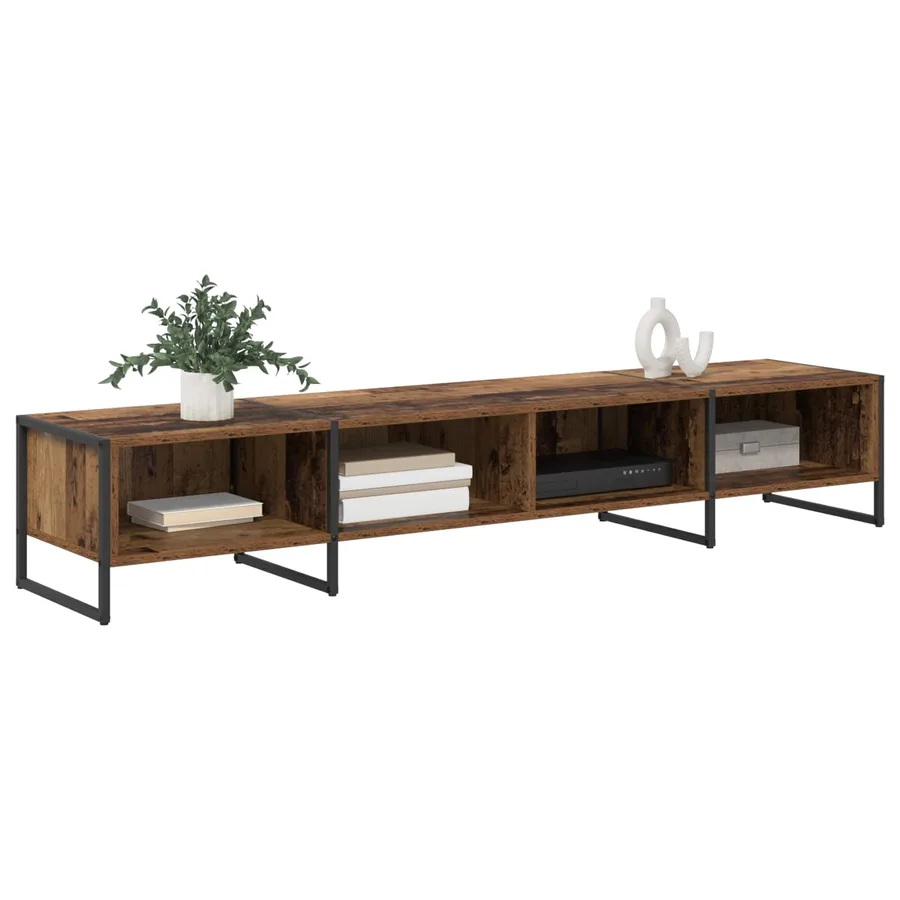 Meuble TV Bois Ancien 170,5 x 36 x 30,5 cm Bois d'ingénierie - 3