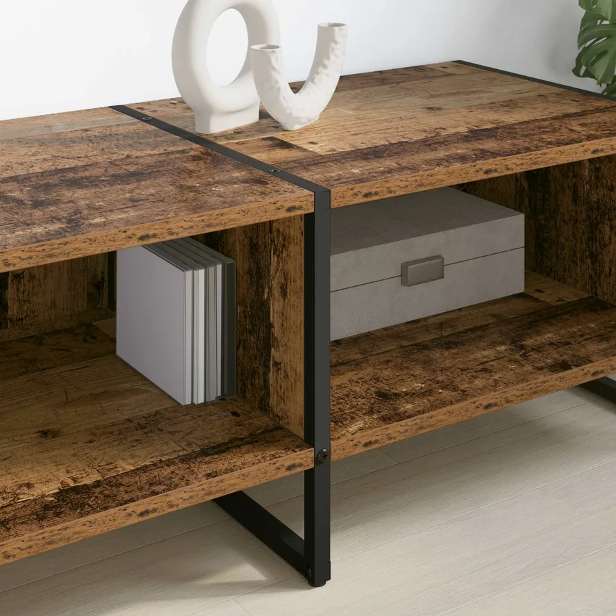 Meuble TV Bois Ancien 170,5 x 36 x 30,5 cm Bois d'ingénierie - 4