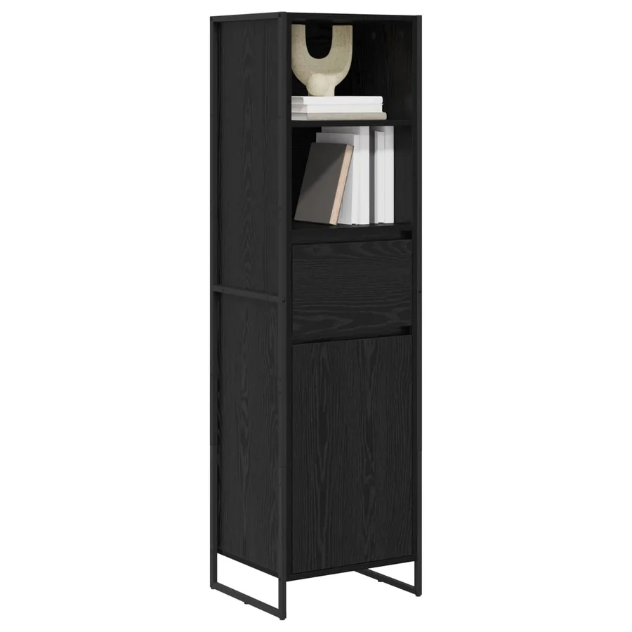 Bibliothèque Chêne noir 43 x 36 x 150.5 cm Bois d'ingénierie - 3