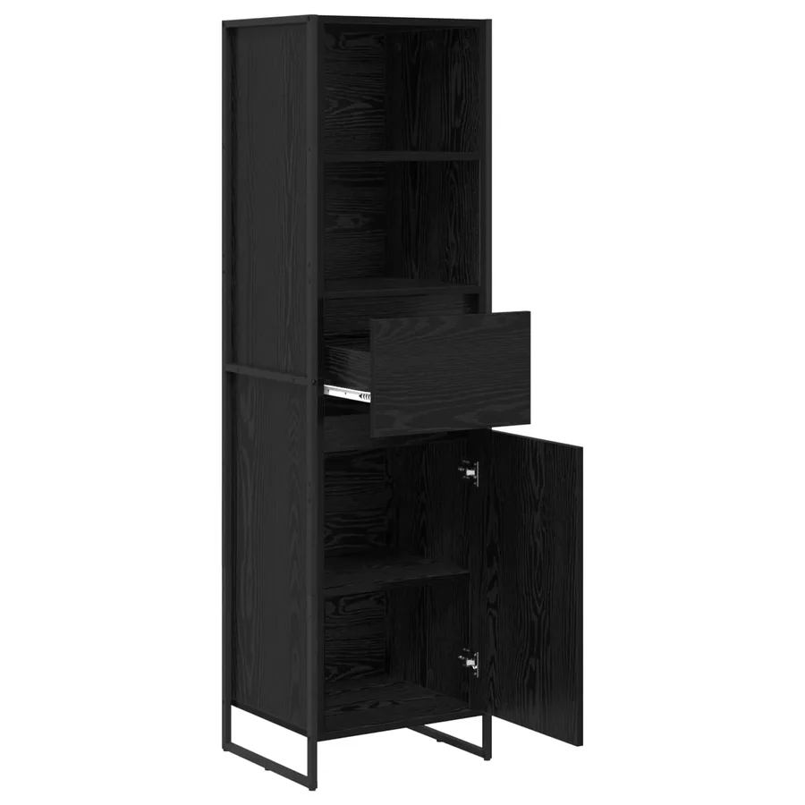 Bibliothèque Chêne noir 43 x 36 x 150.5 cm Bois d'ingénierie - 5