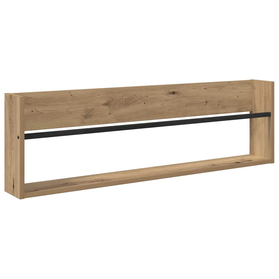 Étagère à magazines 2 pc Chêne artisanal 100 x 12 x 30 cm - 5