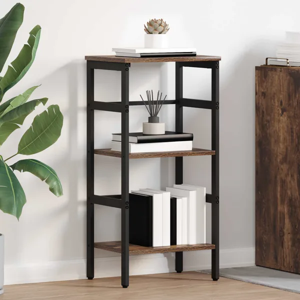 Étagère Chêne fumé 40 x 29,5 x 81 cm Bois d'ingénierie