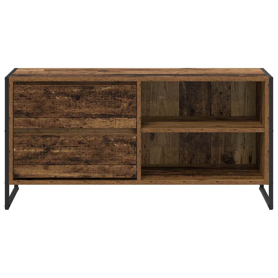 Meuble TV Bois Ancien 100 x 36 x 49,5 cm Bois d'ingénierie - 6