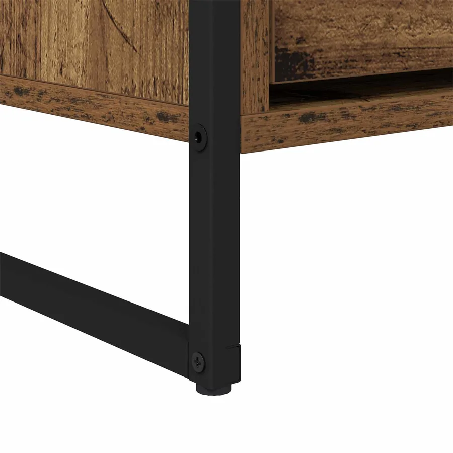 Meuble TV Bois Ancien 100 x 36 x 49,5 cm Bois d'ingénierie - 8