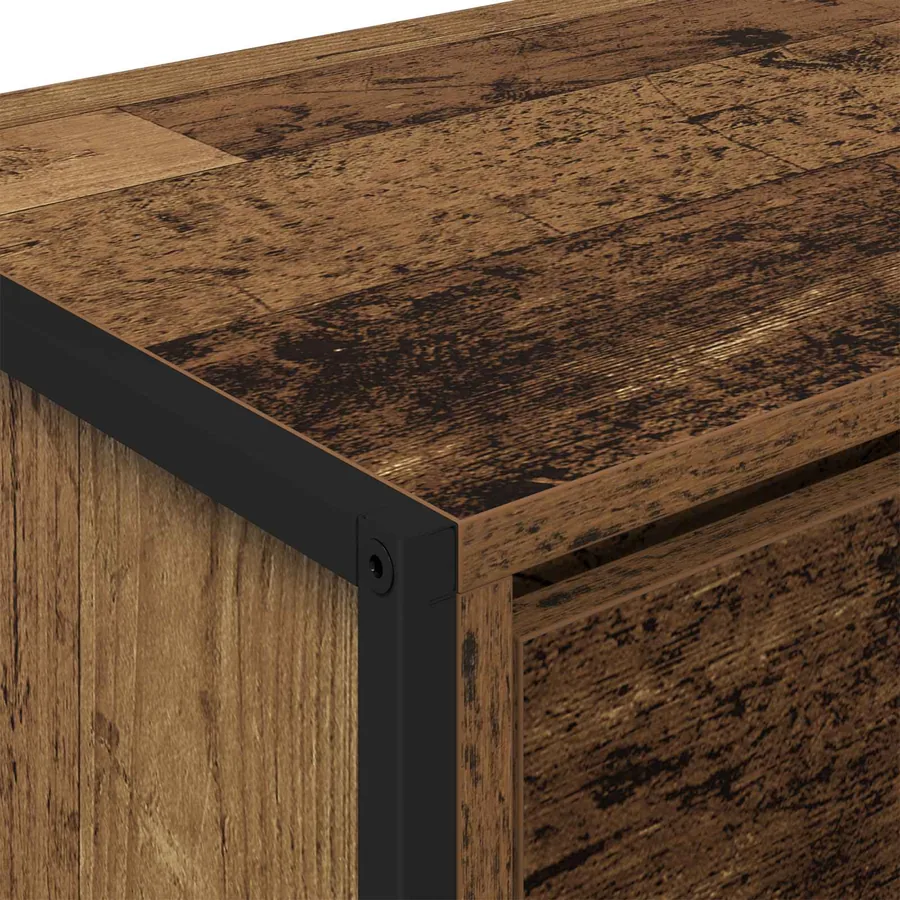 Meuble TV Bois Ancien 100 x 36 x 49,5 cm Bois d'ingénierie - 9