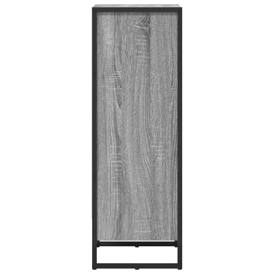Bibliothèque Gris Sonoma 40 x 30 x 86,5 cm Bois d'ingénierie - 6