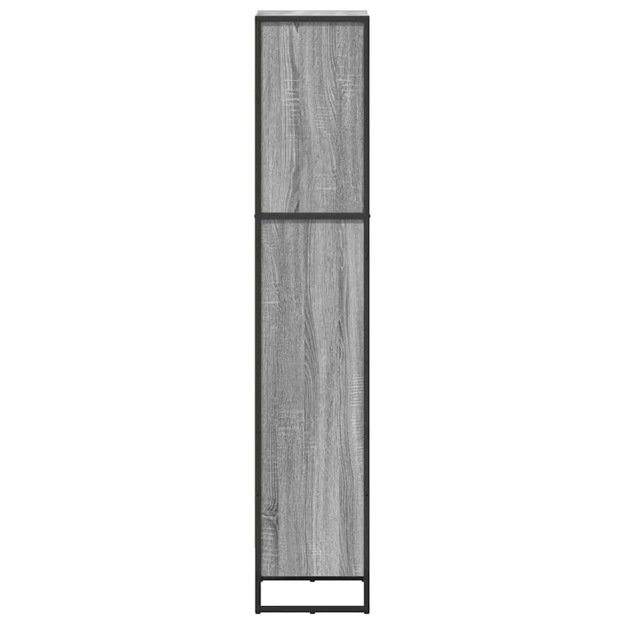 Bibliothèque Gris Sonoma 40 x 30 x 155 cm Bois d'ingénierie - 6