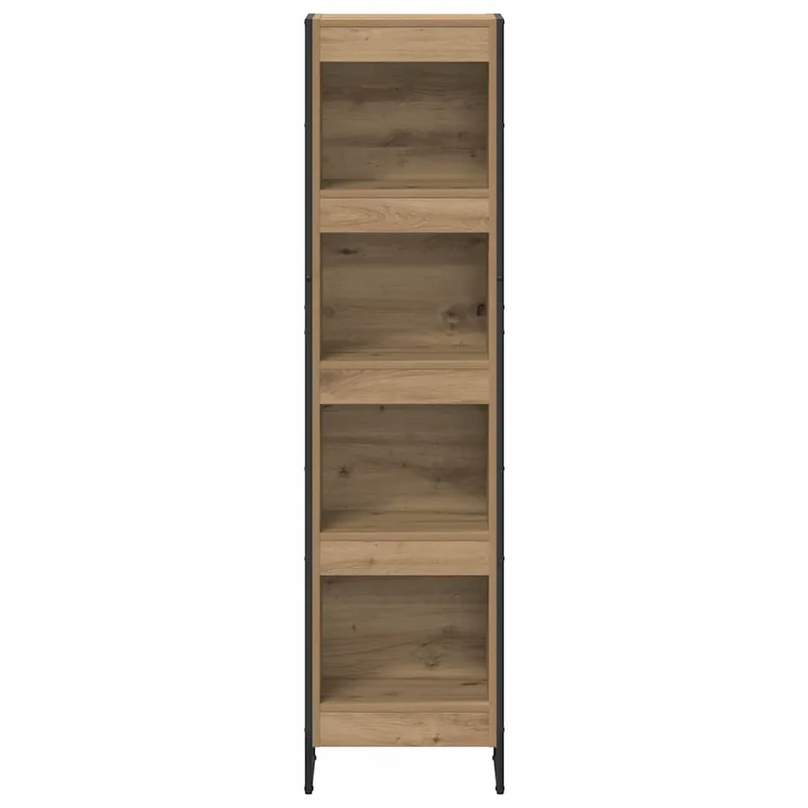 Bibliothèque 40 x 30 x 155 cm Bois d'ingénierie Chêne artisan - 5