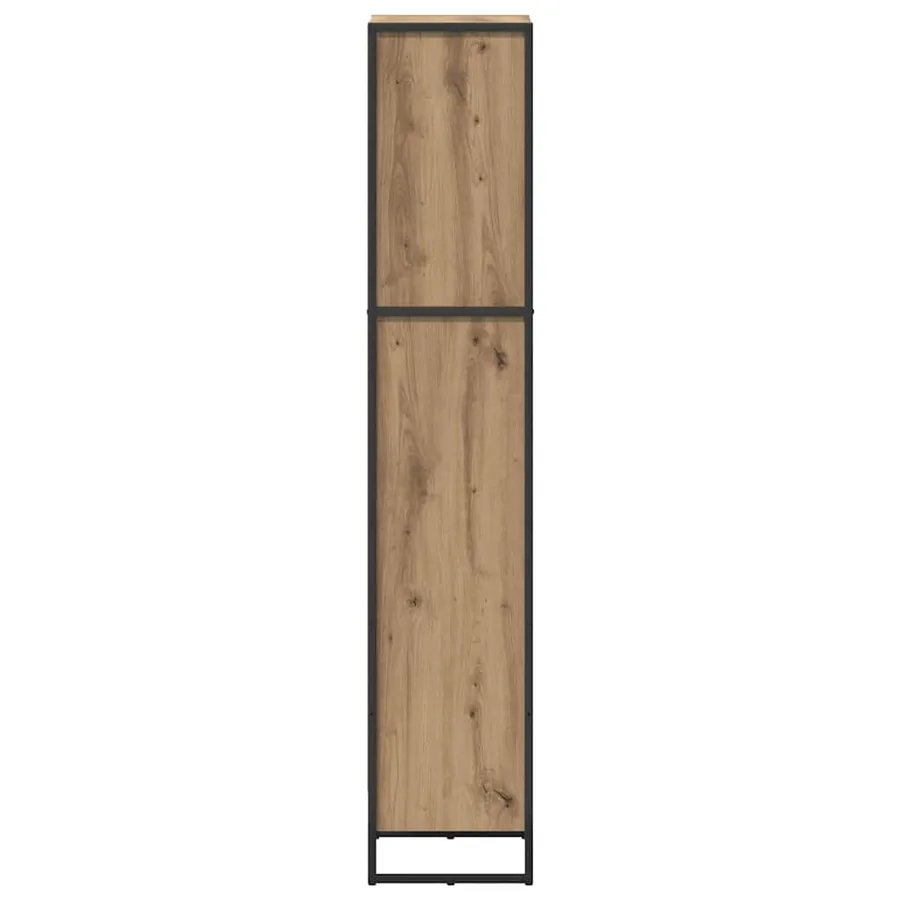Bibliothèque 40 x 30 x 155 cm Bois d'ingénierie Chêne artisan - 6