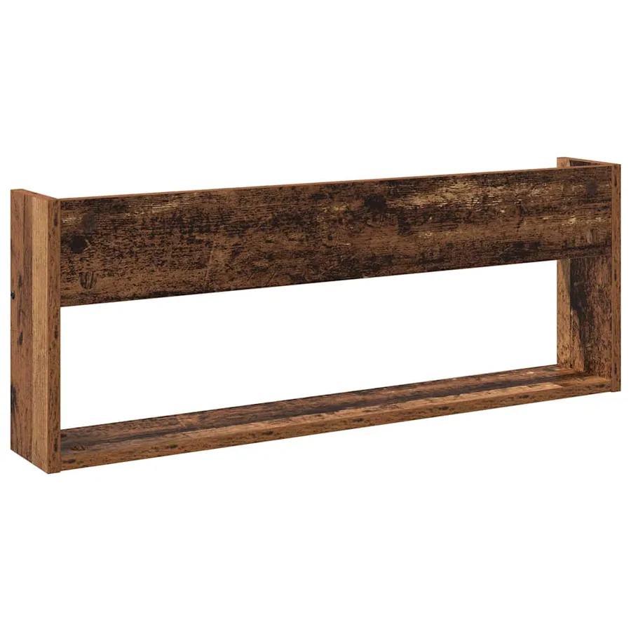 Étagère à magazines avec étagère Bois ancien 80 x 12 x 30 cm - 7
