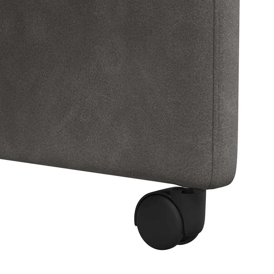Chaises de Salle à Manger avec Roues 2 pcs Noir 58 x 67 x 97 cm - 9