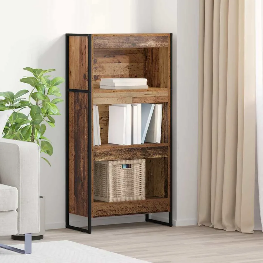 Bibliothèque Bois Ancien 60 x 30 x 121 cm Bois d'ingénierie