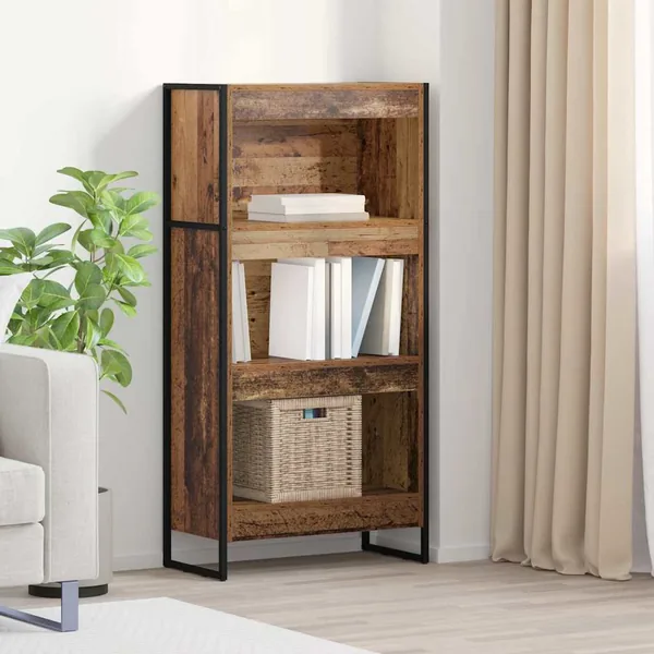 Bibliothèque Bois Ancien 60 x 30 x 121 cm Bois d'ingénierie