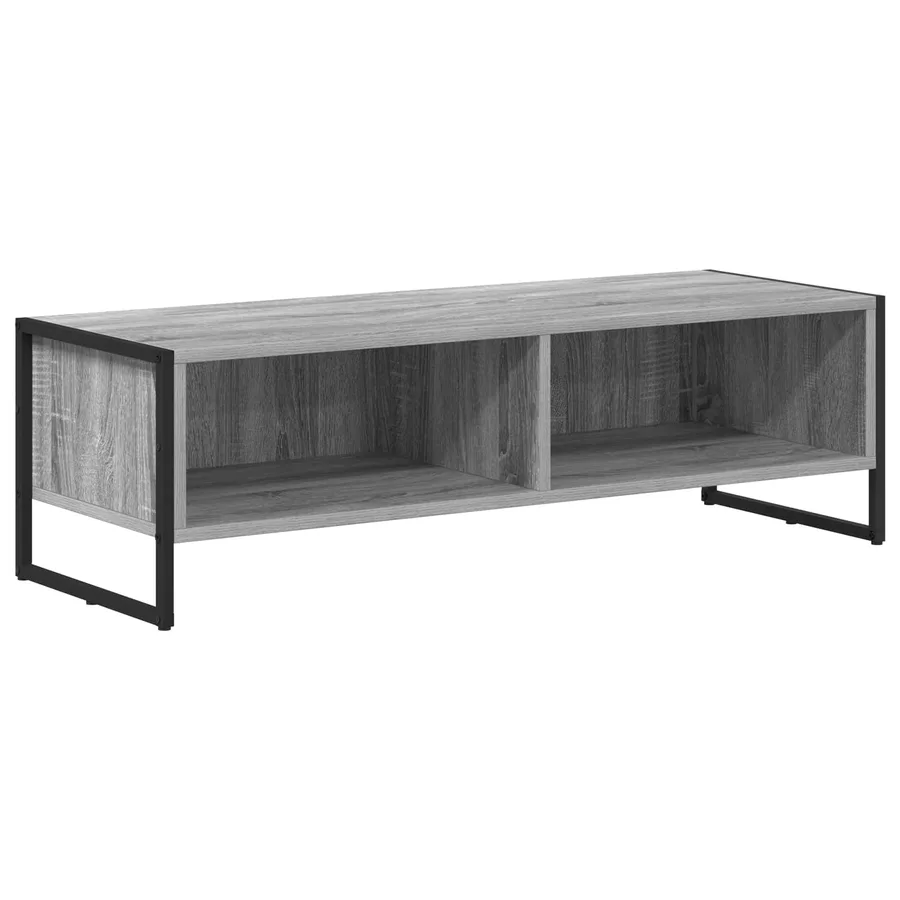 Meuble TV Gris Sonoma 100 x 36,5 x 30,5 cm Bois d'ingénierie - 2