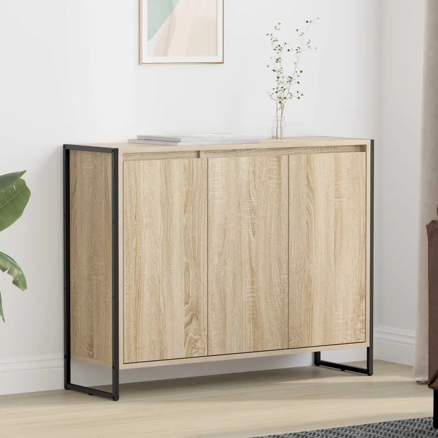 Meuble d'appoint Sonoma 96,5 x 30 x 75 cm Bois d'ingénierie