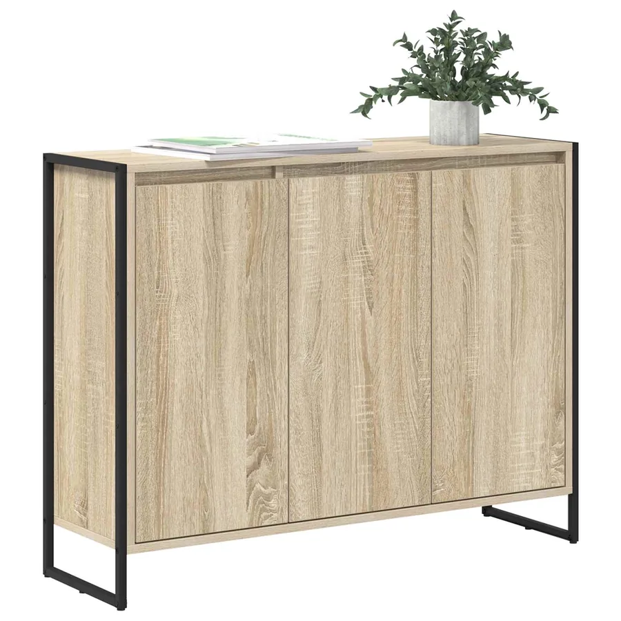 Meuble d'appoint Sonoma 96,5 x 30 x 75 cm Bois d'ingénierie - 3