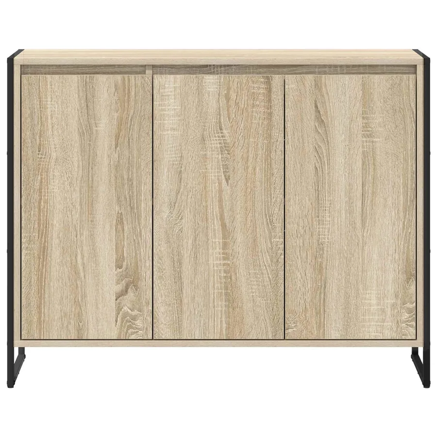 Meuble d'appoint Sonoma 96,5 x 30 x 75 cm Bois d'ingénierie - 6
