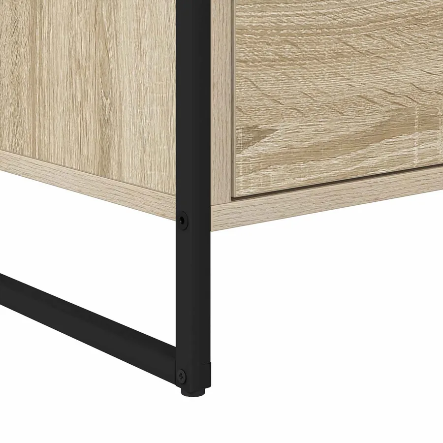 Meuble d'appoint Sonoma 96,5 x 30 x 75 cm Bois d'ingénierie - 8