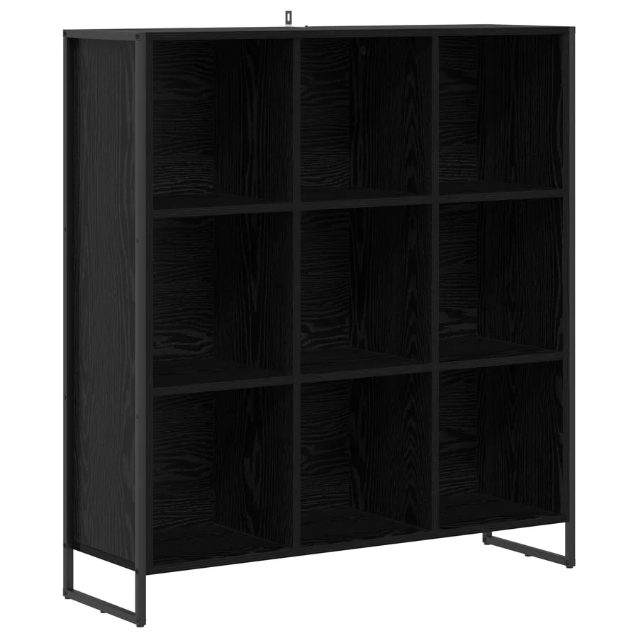 Bibliothèque Chêne noir 99,5 x 30 x 108,5 cm Bois d'ingénierie - 2