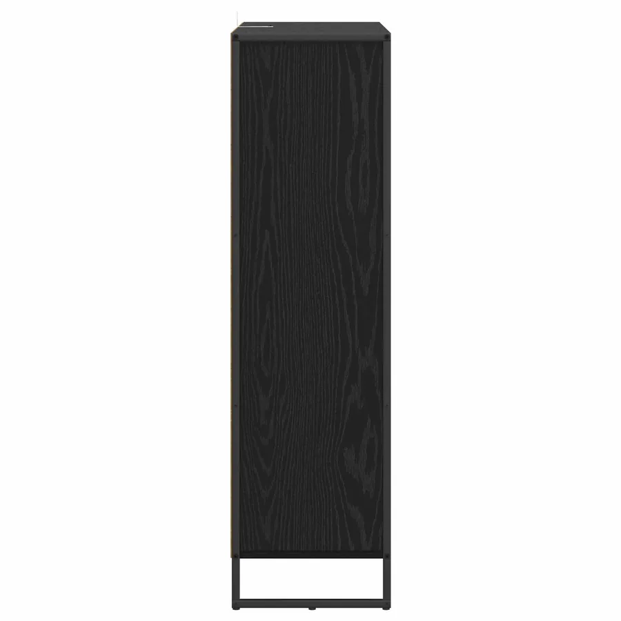 Bibliothèque Chêne noir 99,5 x 30 x 108,5 cm Bois d'ingénierie - 6