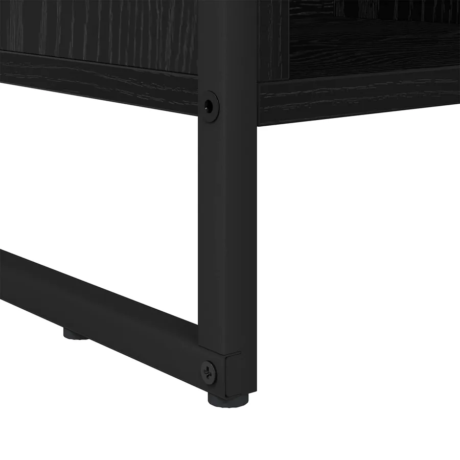 Bibliothèque Chêne noir 99,5 x 30 x 108,5 cm Bois d'ingénierie - 9