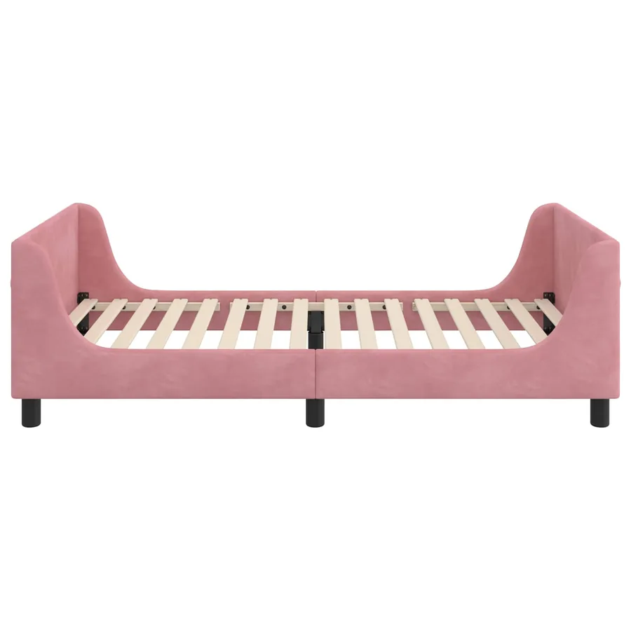 Cadre de lit pour enfants avec tête de lit Rose 80 x 200 cm - 6