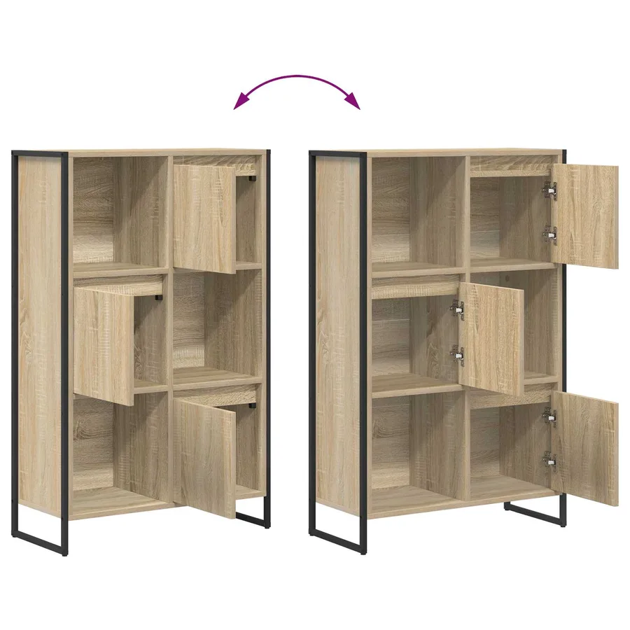 Bibliothèque Sonoma 68 x 30 x 108.5 cm Bois d'ingénierie - 11