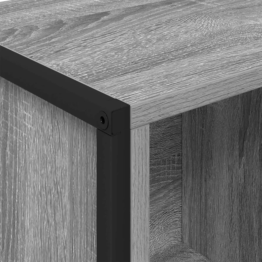 Bibliothèque Gris Sonoma 68 x 30 x 108.5 cm Bois d'ingénierie - 9