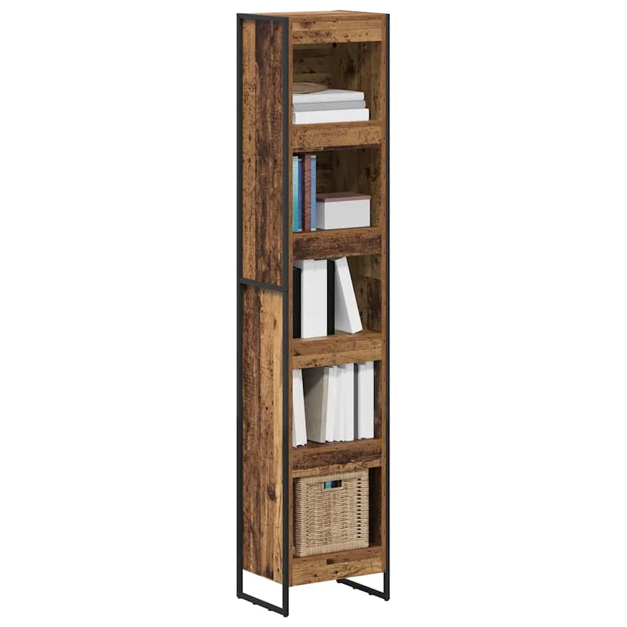 Bibliothèque Bois Ancien 40 x 30 x 189,5 cm Bois d'ingénierie - 3