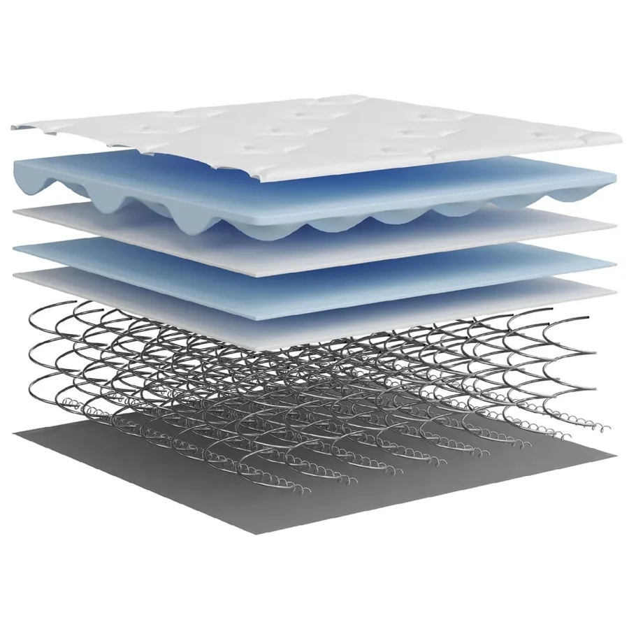 Matelas à ressorts ensachés moyen 80x200 cm - 7