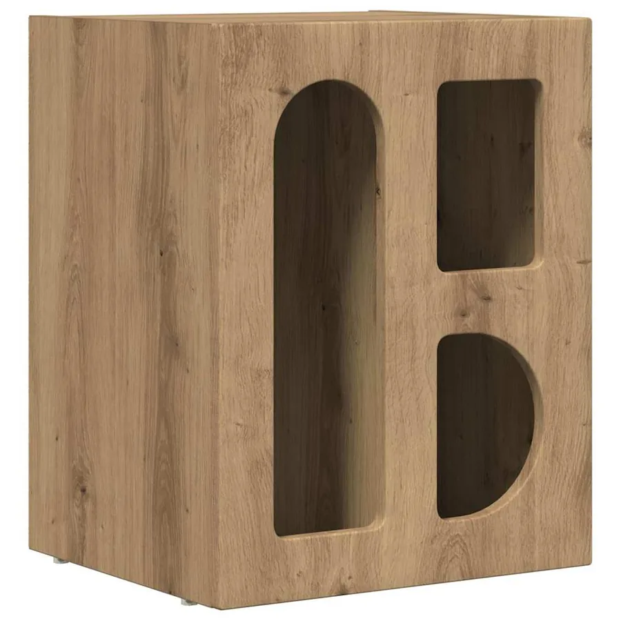 Table de chevet ELST Chêne artisanal 40 x 35 x 50 cm - 2