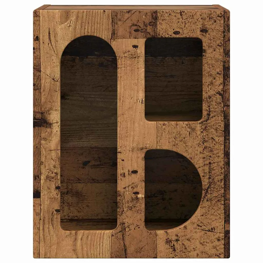 Table de chevet ELST Bois ancien 40 x 35 x 50 cm - 4