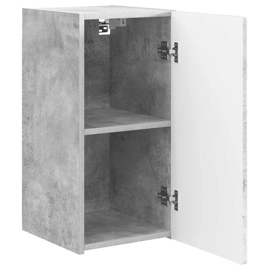 Meuble TV mural Béton 30 x 31 x 60 cm Bois d'ingénierie - 5