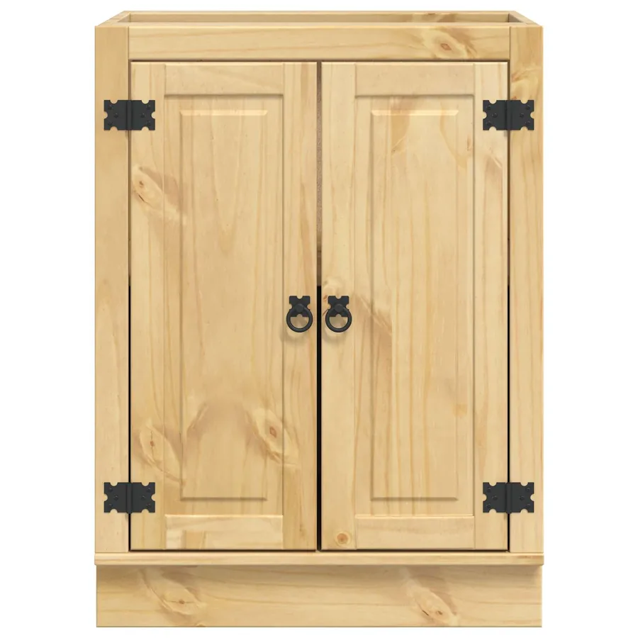 Armoire SKI Brun Miel 60 x 46 x 81,5 cm Pin massif - 6
