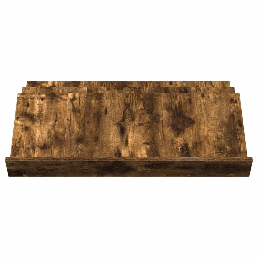 Étagère à magazines avec étagère Chêne fumé 90 x 53 x 28,5 cm - 5