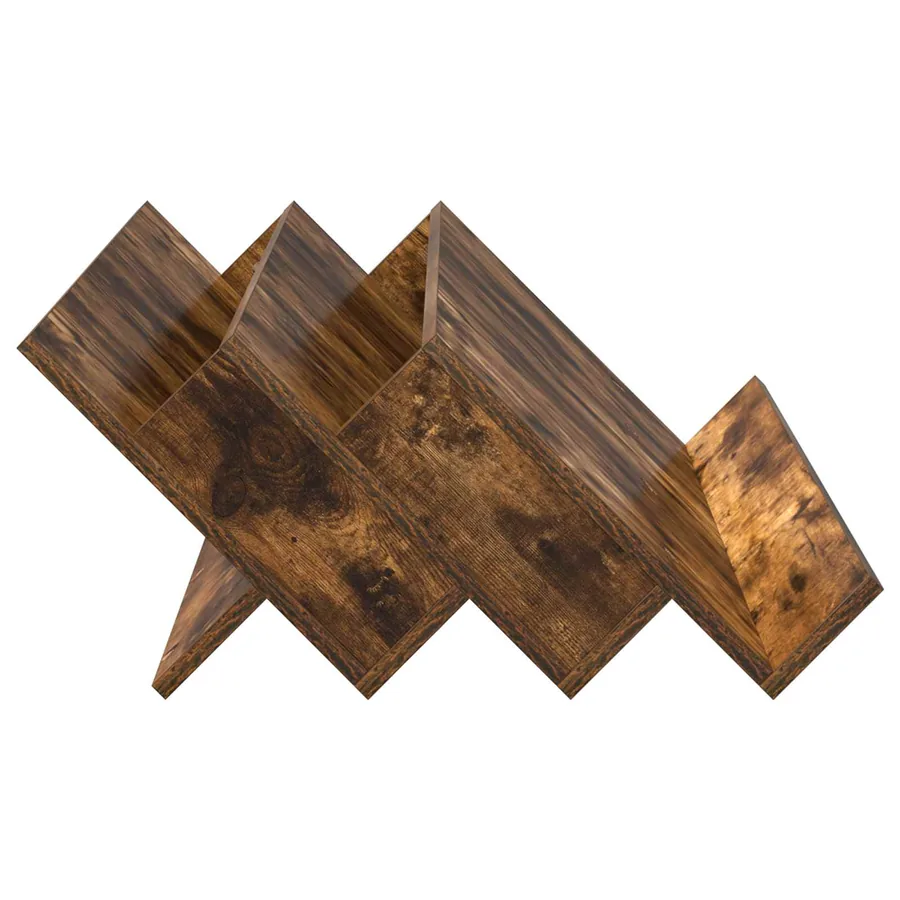 Étagère à magazines avec étagère Chêne fumé 90 x 53 x 28,5 cm - 6
