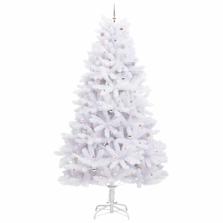 Sapin de Noël Artificiel à Branches Articulées Blanc 300 cm - 4
