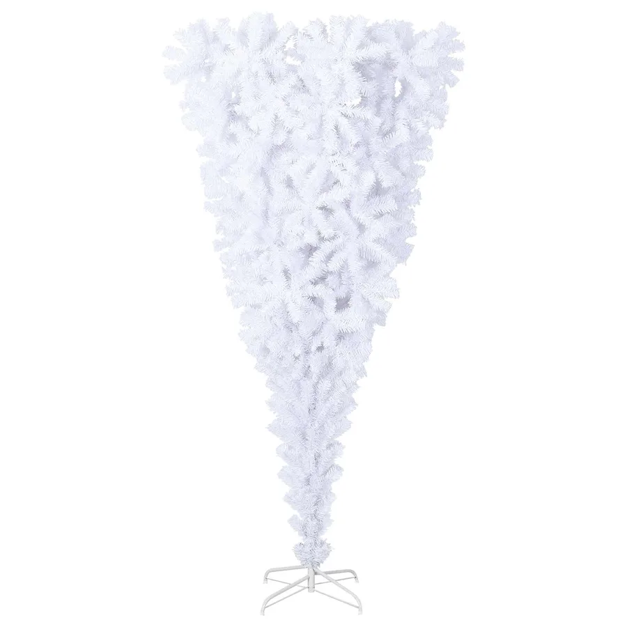 Sapin de Noël artificiel avec 300 LED Blanc 240 cm PVC et Acier - 5