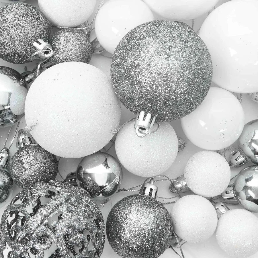 Sapin de Noël artificiel avec 150 LED Blanc 120 cm PVC et Acier - 13