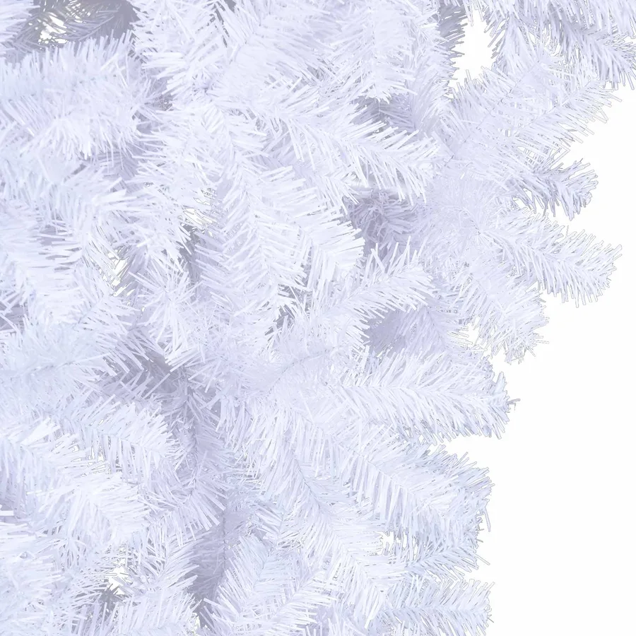 Sapin de Noël artificiel avec 150 LED Blanc 120 cm PVC et Acier - 8